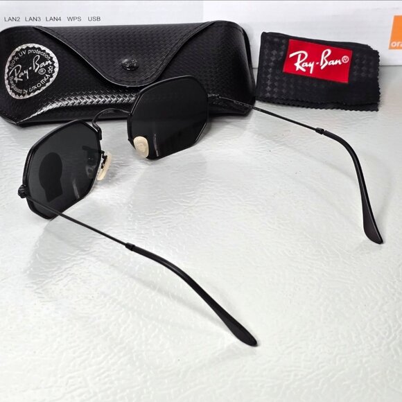 Ray-Ban RB3556 Octagonal Sunglasses - Picture 3 of 4